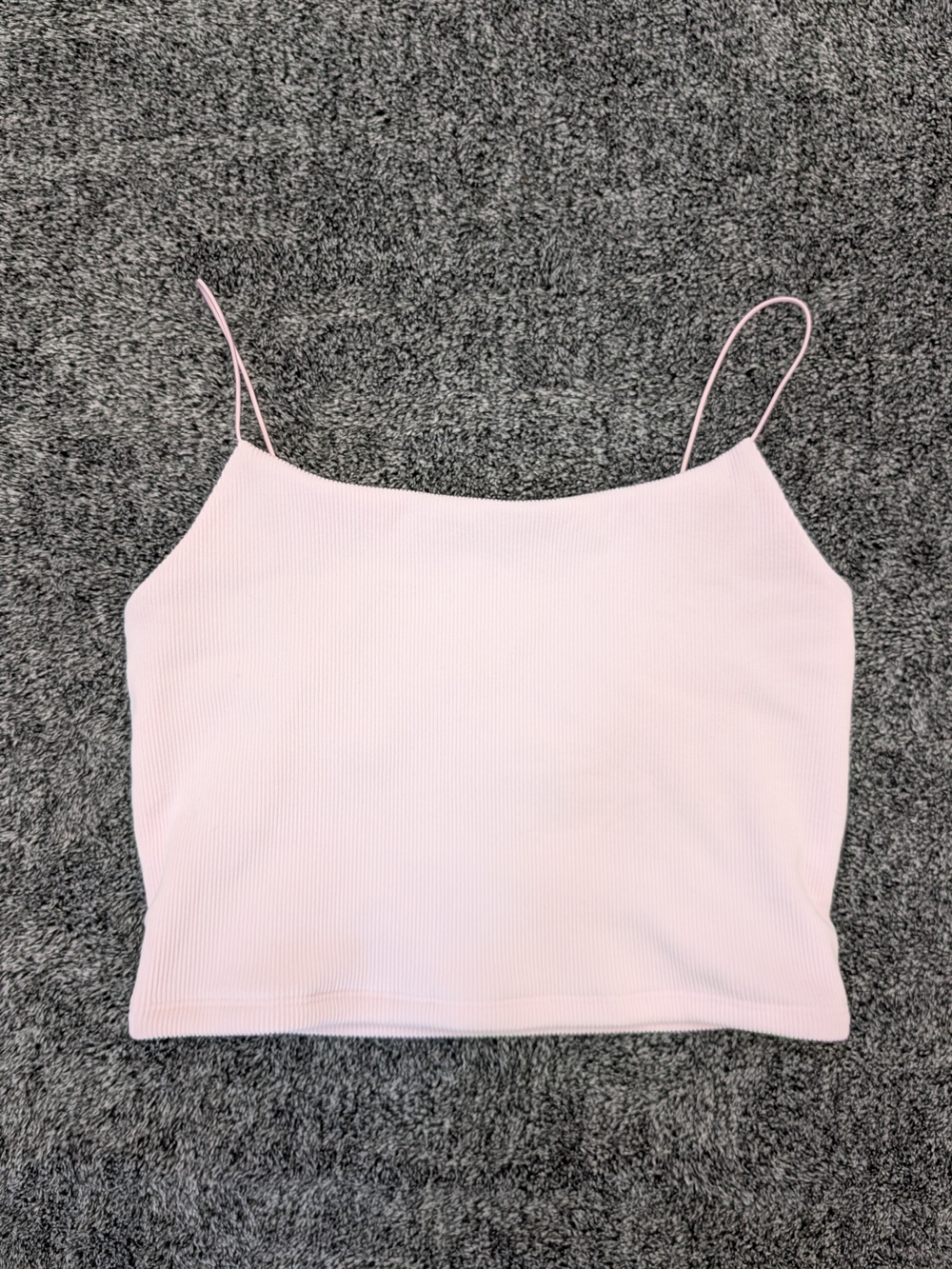 Wild Fable Light Pink Ribbed Spaghetti-Strap Cami